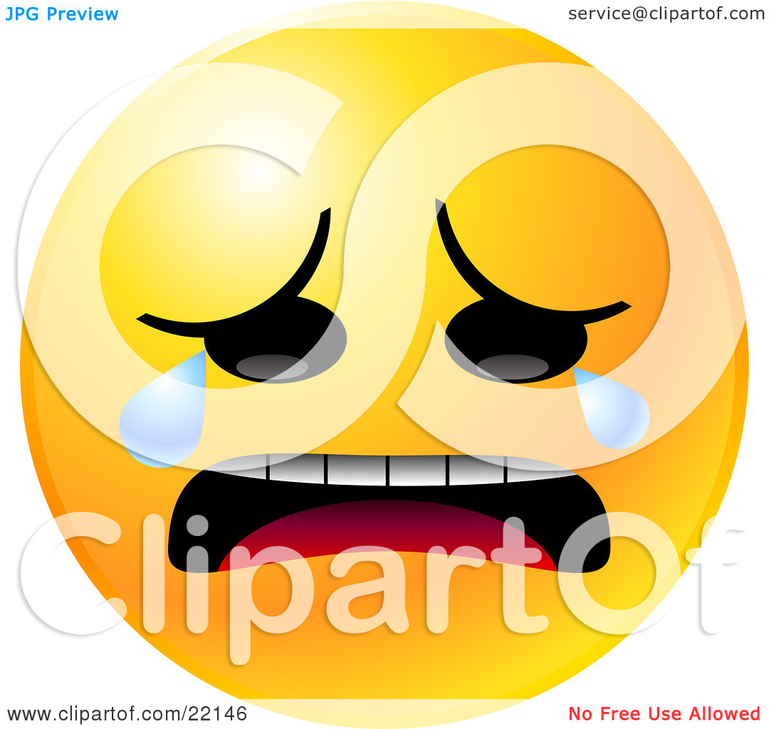  Emoticon Face Crying Tears 