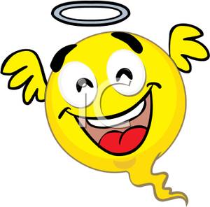 Smiley Face Angel Clip Art 