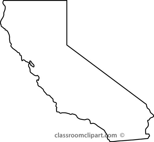 California State Outline Clip ...