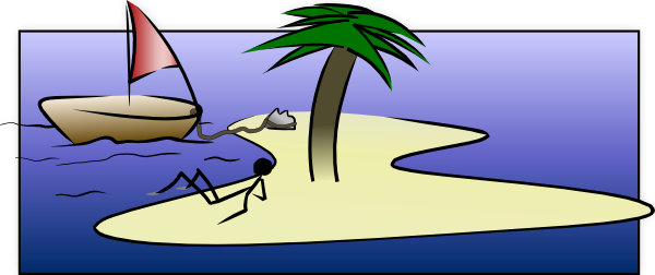 ... Laying On Island clip art