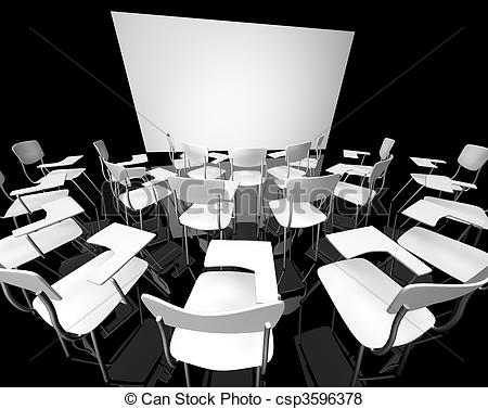 black classroom - csp3596378 .