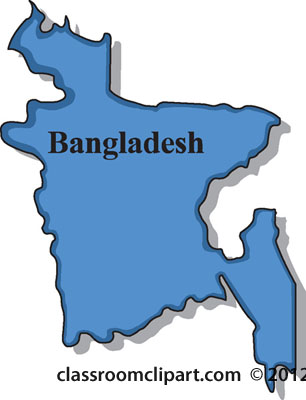 Bangladesh map clip art