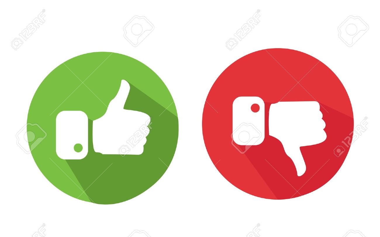 no good: Modern Thumbs Up and 