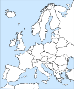 Map Of Europe Clip Art At ...