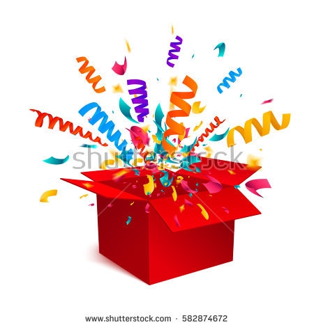 Surprise Box Stock Images, Royalty