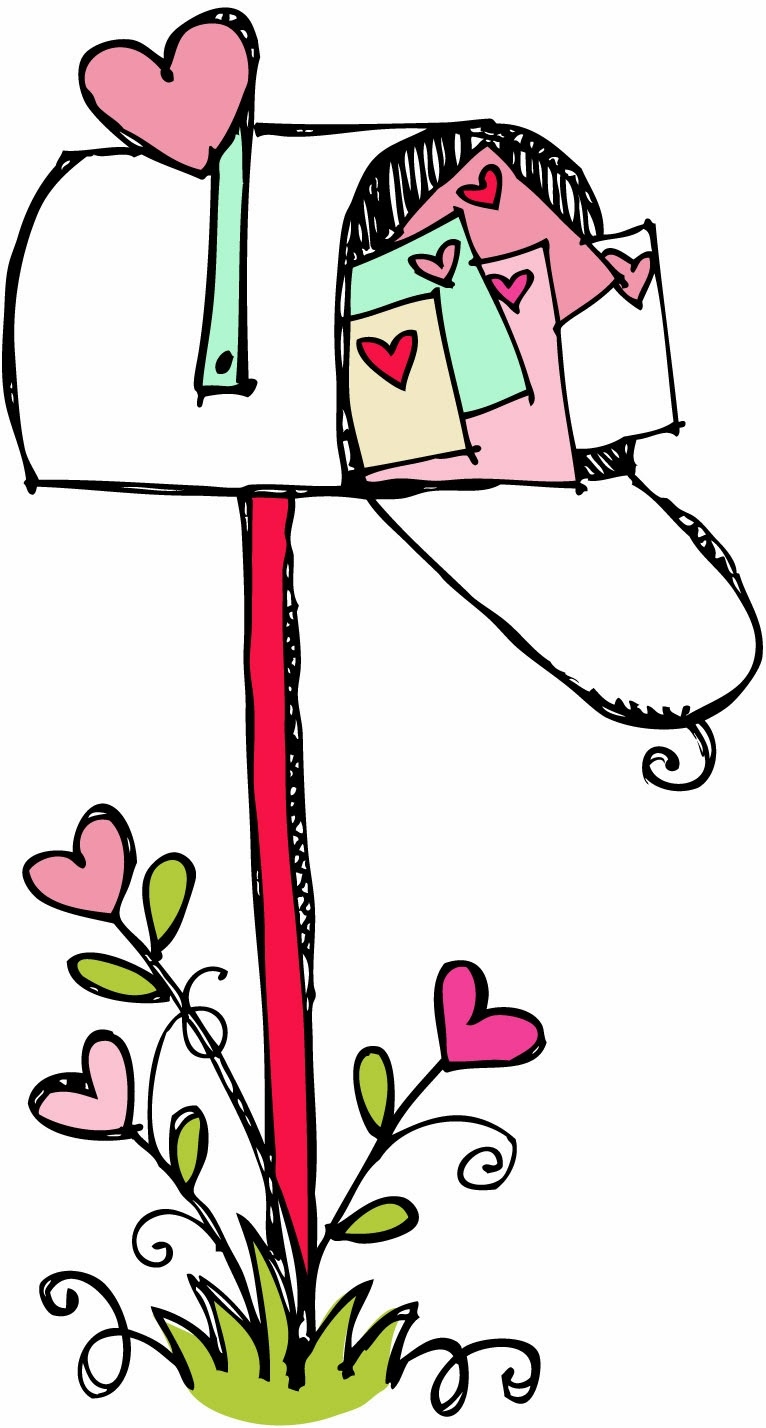 Valentine mailbox clipart