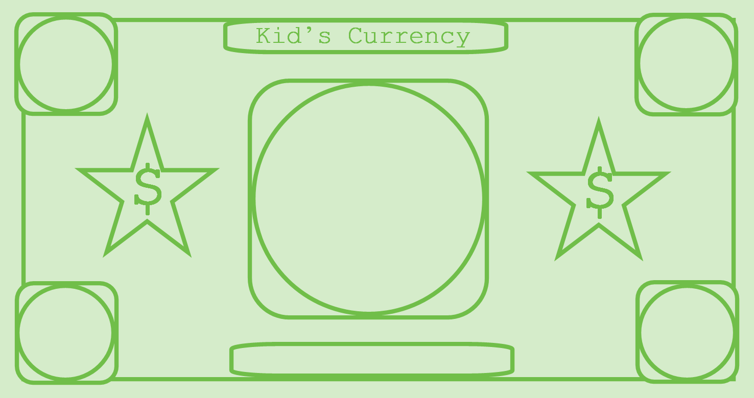 Editable Play Money Clipart image information