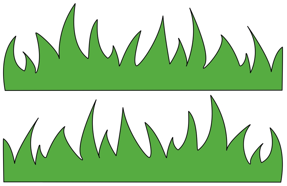 Green Grass Border Clipart