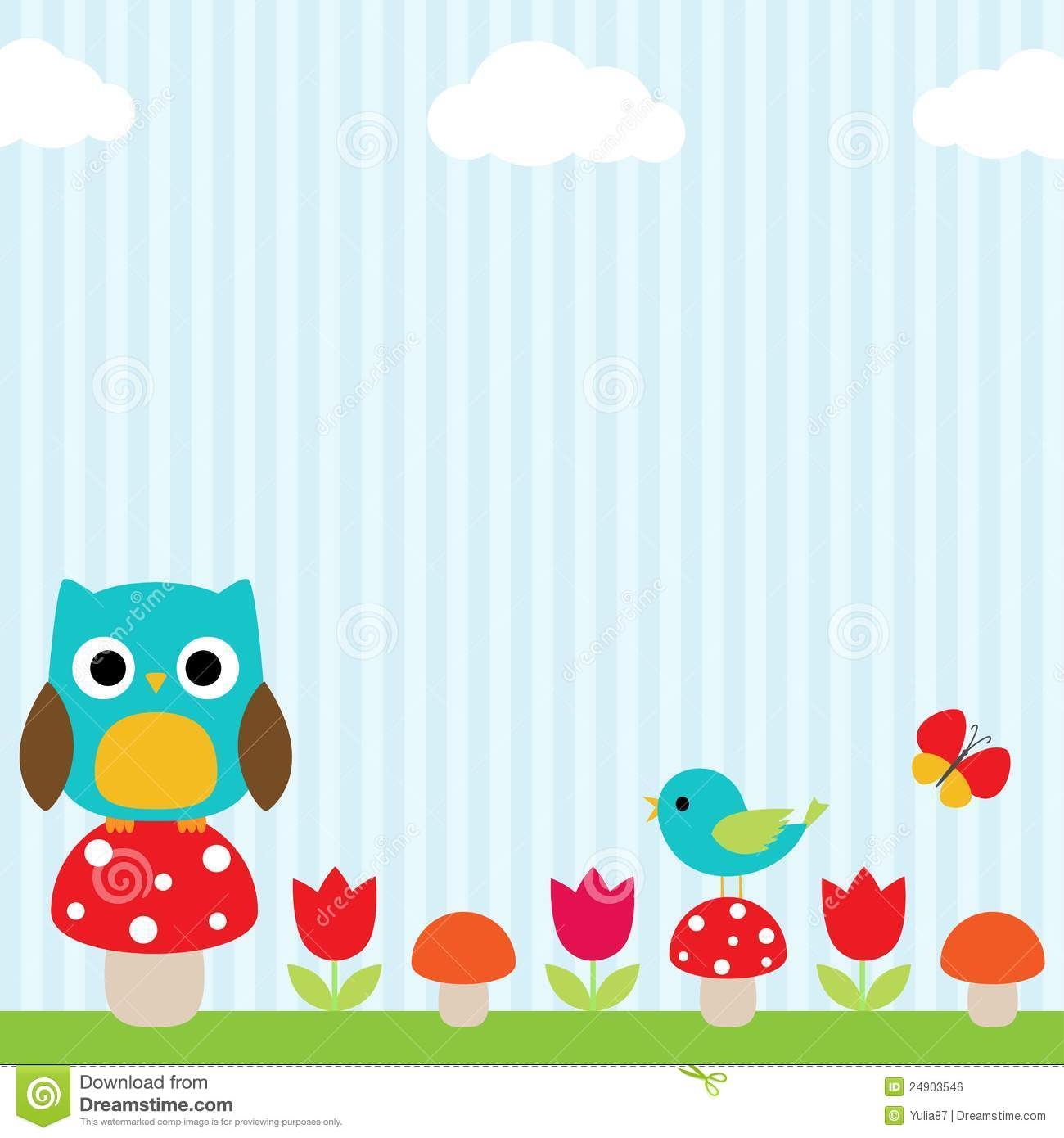 Owl Background Royalty Free Stock Image