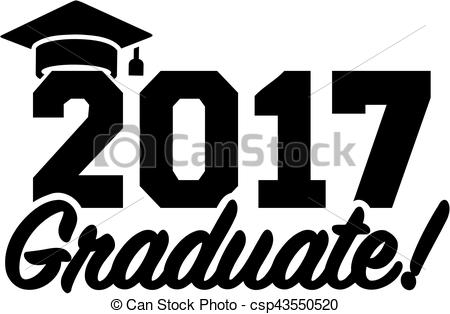 Graduation 2017 Clipart and Stock Illustrations
