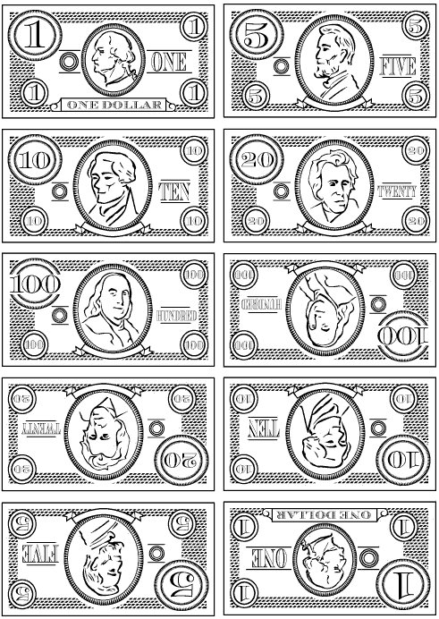 Clipart fake money