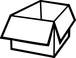 Box Clipart Black And White