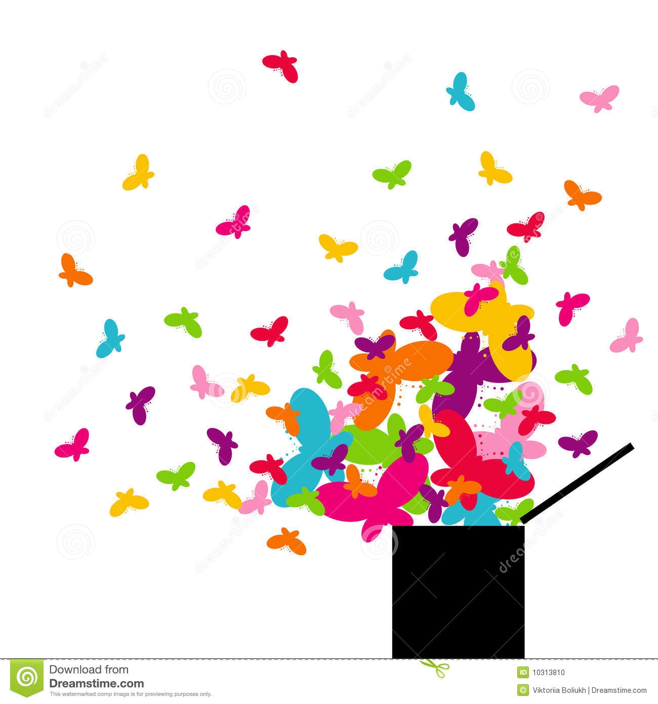 Mystery Box Stock Illustrations