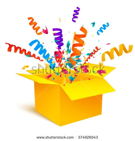 Surprise Box Stock Images, Royalty