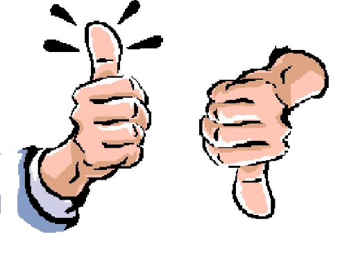  Thumbs Down; Clipart 