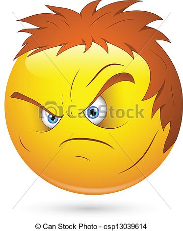 Angry Smiley Lout Face - 