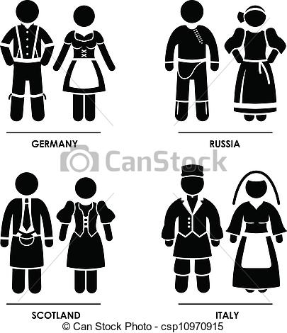 Europe Clothing Costume - ...