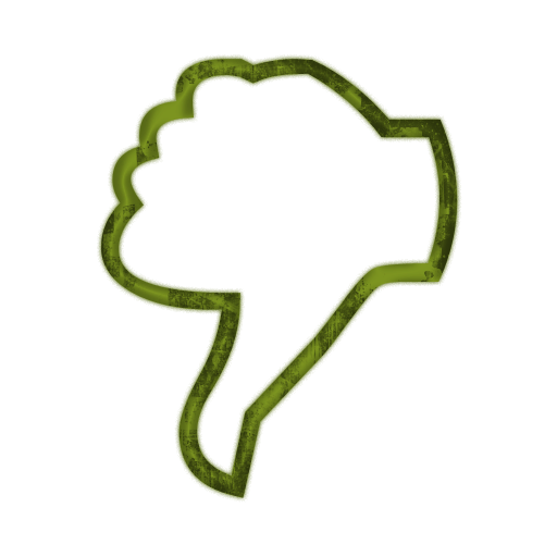 Thumbs (Thumb) Down Outline 