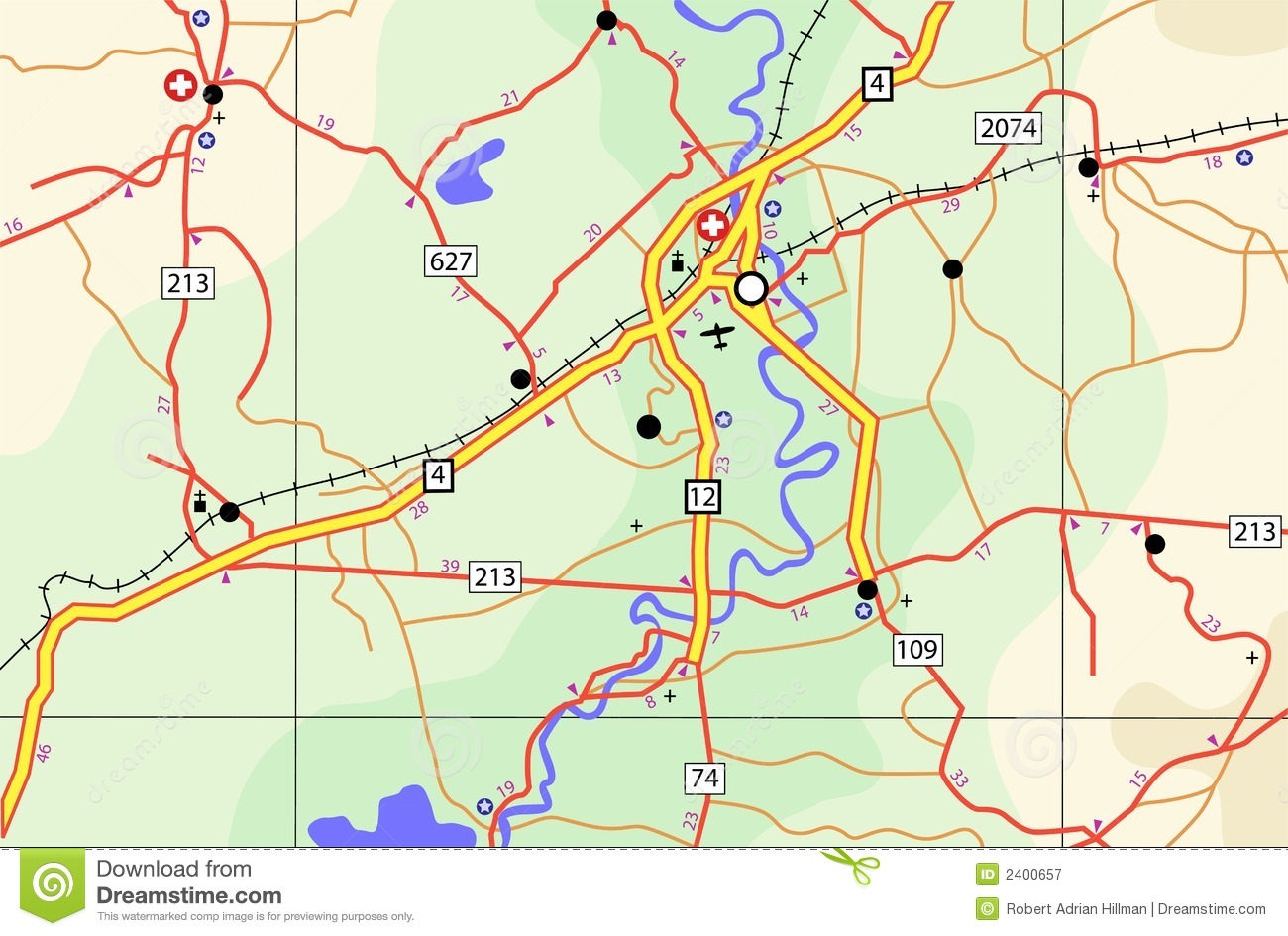 Road Map Background Clipart .