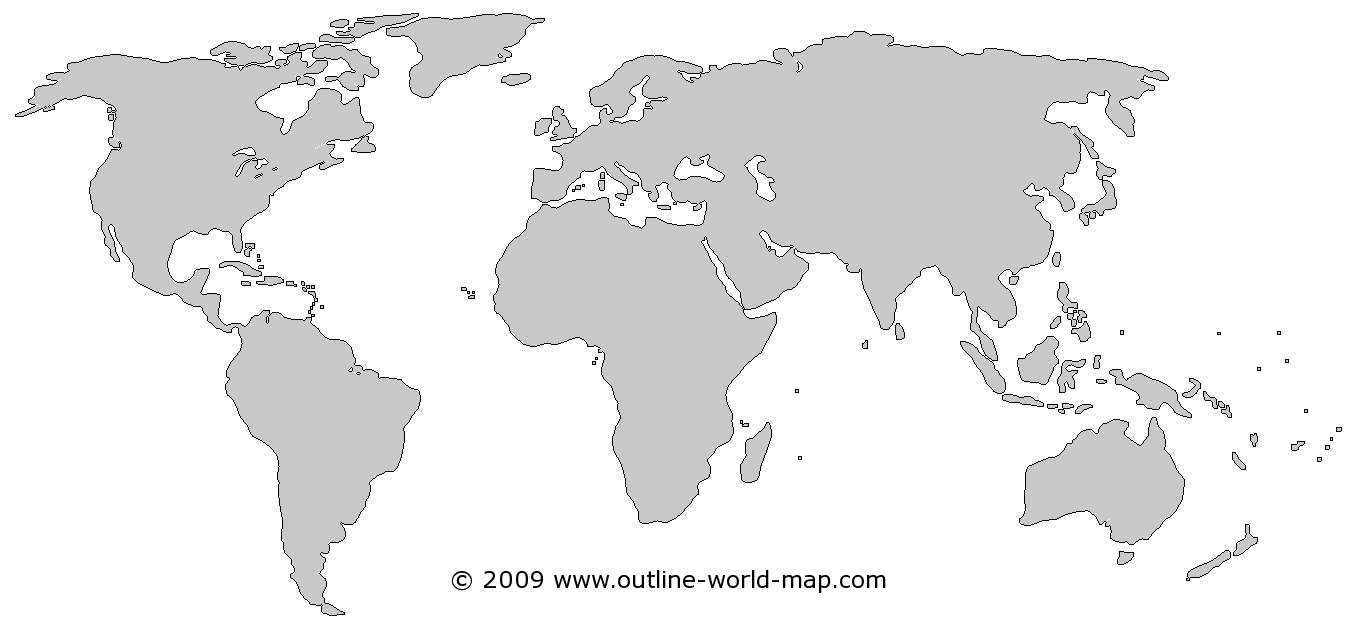 ... Blank Full Page World Maps ...