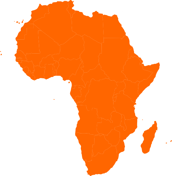 Africa Map Outline
