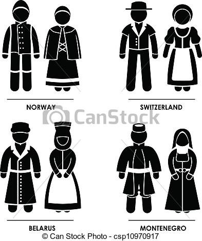Europe Clothing Costume - ...