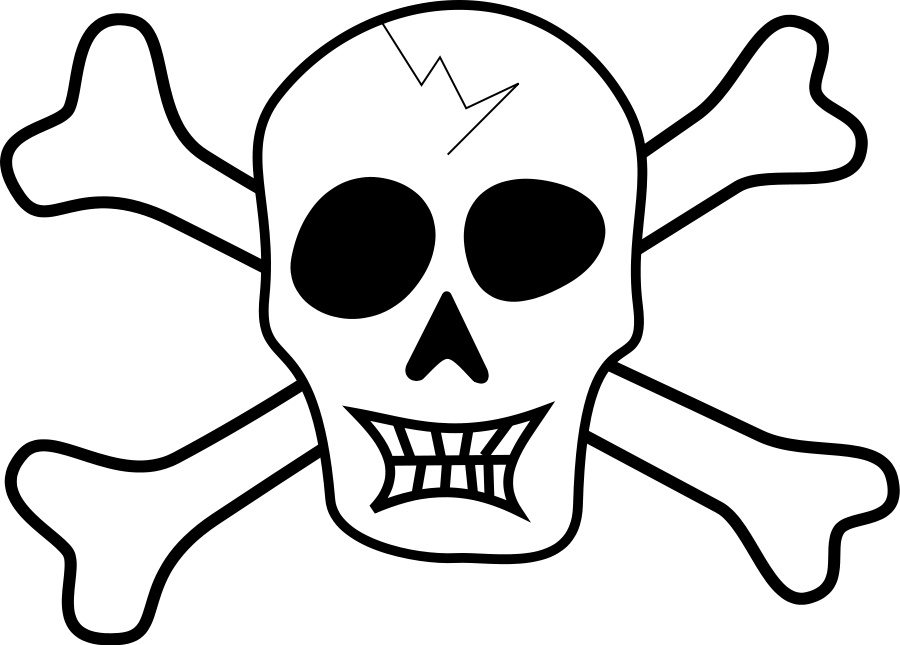 Pirate Skull Clipart image
