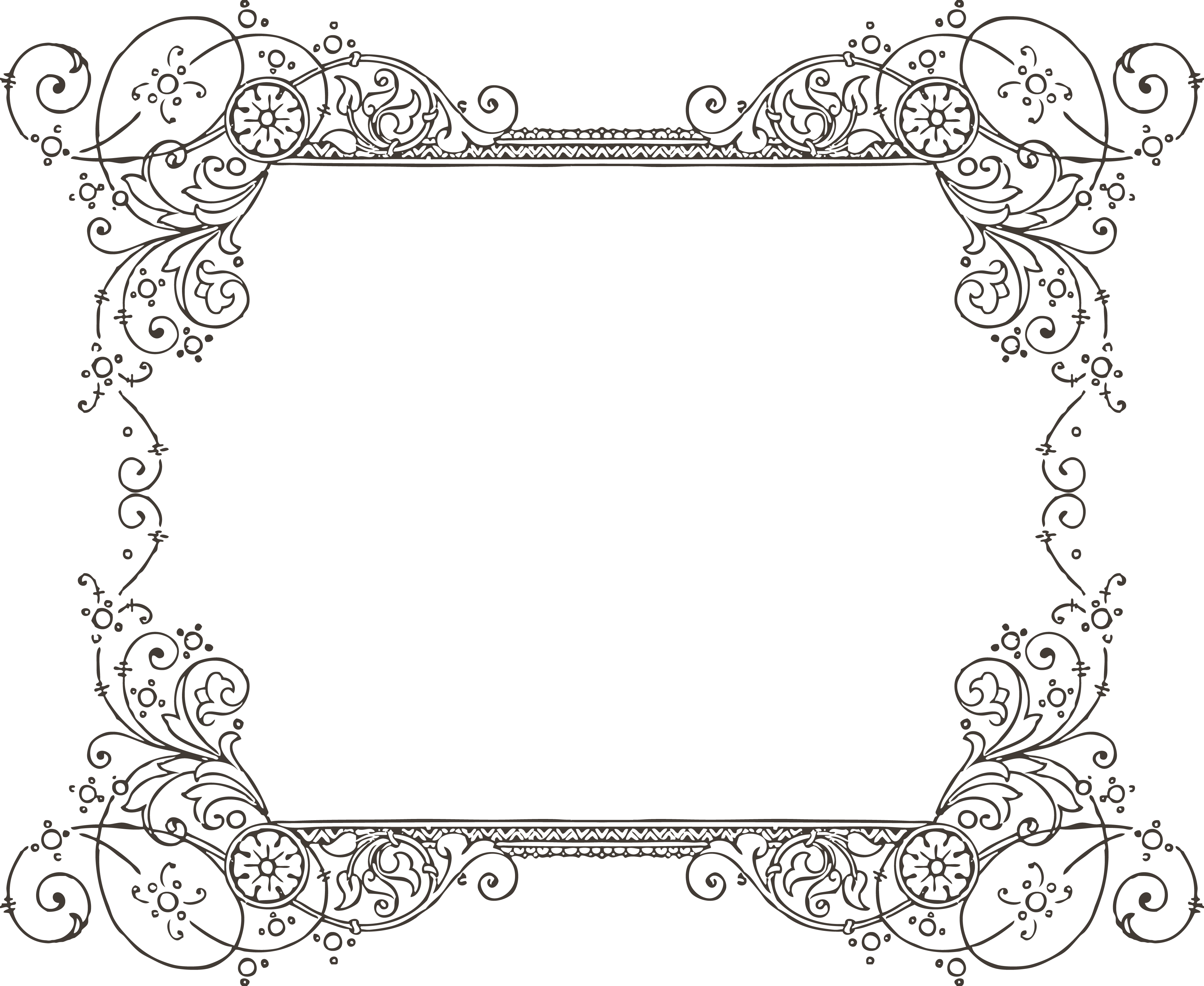 ... Clip art, Vintage borders ...
