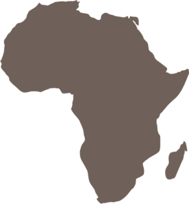 Africa Map Outline
