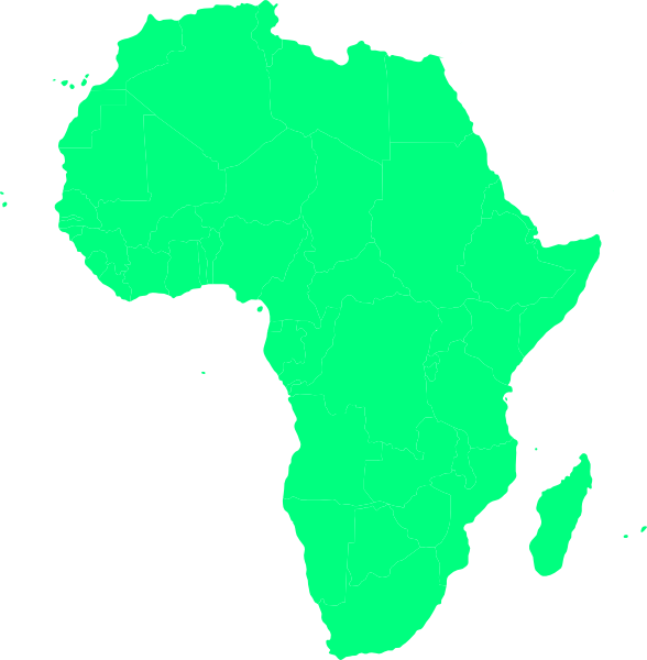 Green Africa clip art - vector ...