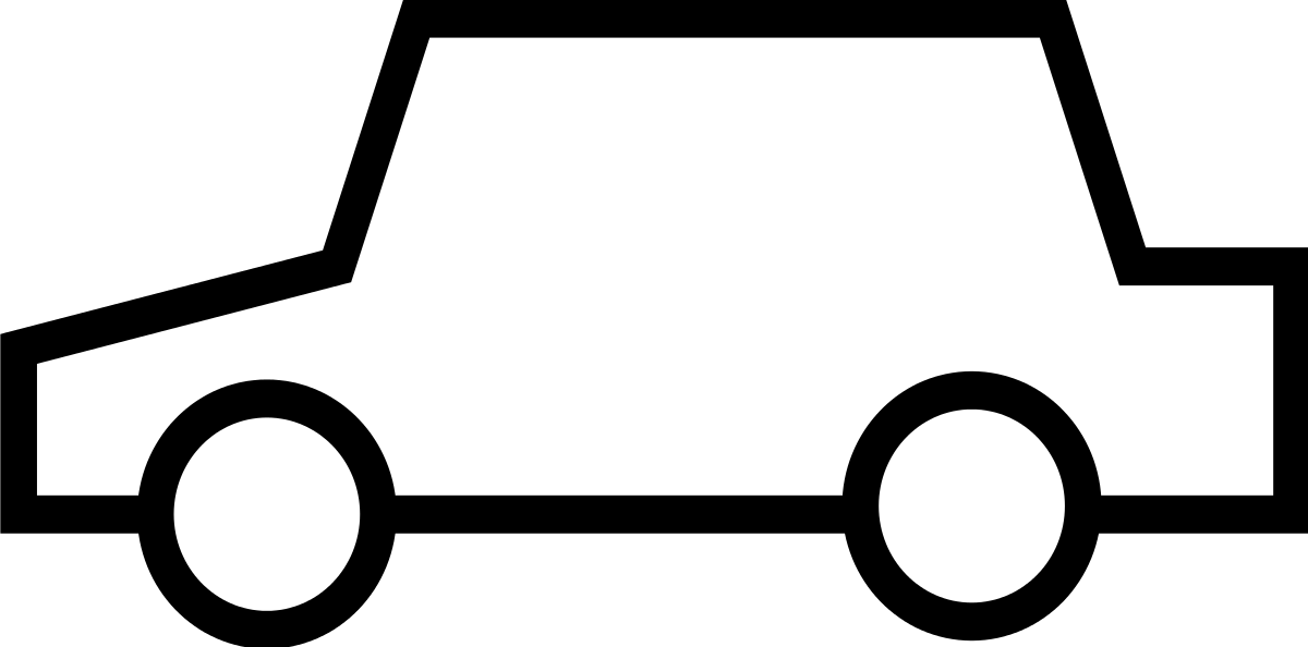 Simple Car Clipart #1