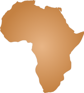 Clip Art Outline Of Africa ...