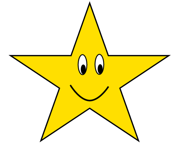 Smiley Face Star Clipart 