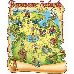 Treasure Island map