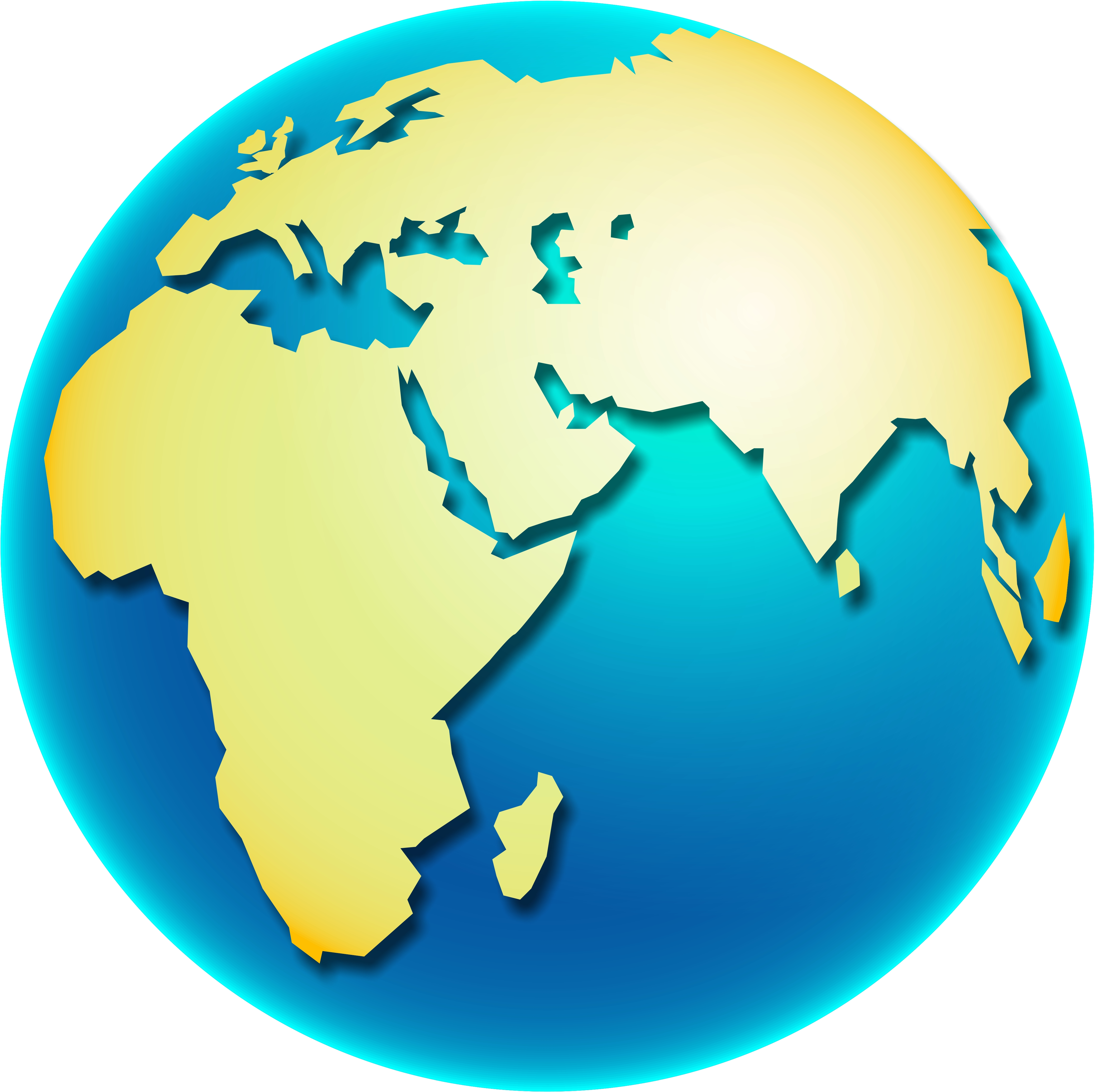 Earth globe clip art clipartix