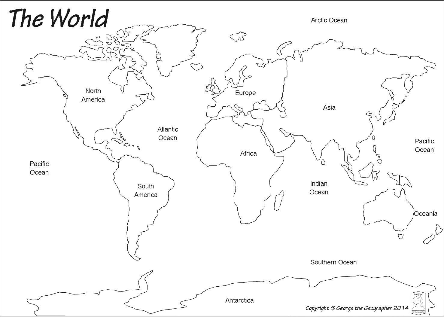 ... Blank World Map Best ...