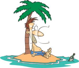 A Man Stranded on an Island ...