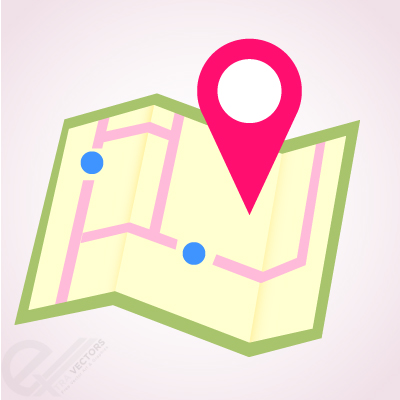... Free Vector Location Map