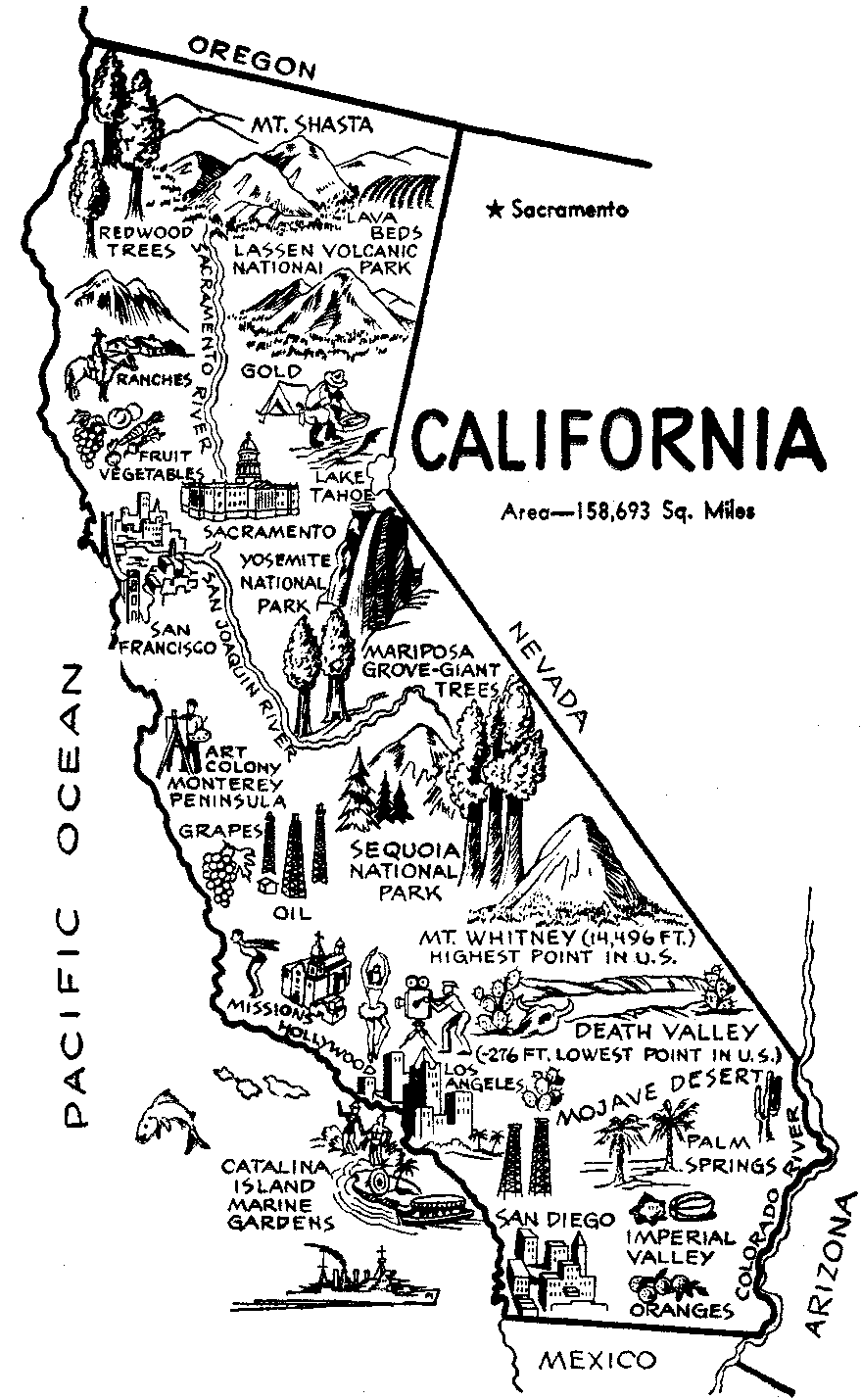 California Map Clip Art ...