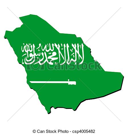 ... Saudi Arabia map flag ...