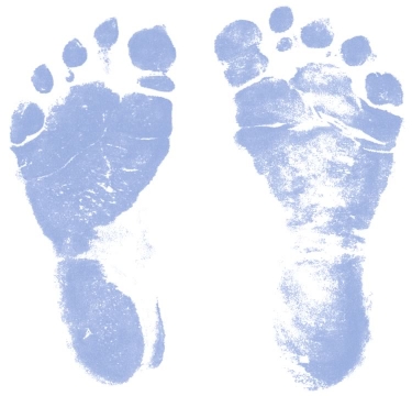 ... Boy Footprints Clip Art ...