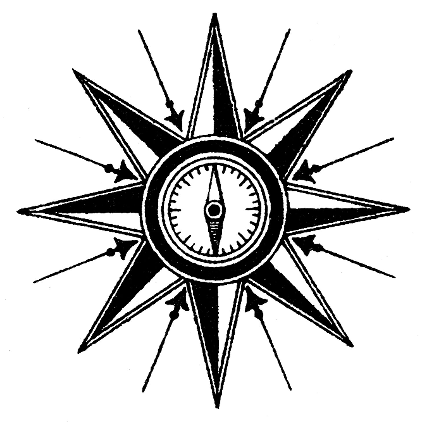 Vintage steampunk clip art .