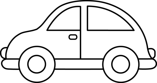 Toy Car Clipart Black And ..