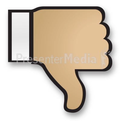 ID# 15188 - Hand Thumbs Down 