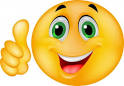 Smiley face thumbs up 