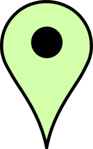 Map Pin Light-green Clip Art