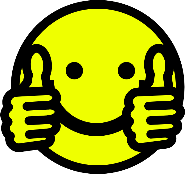 Thumbs Up Smiley Clip Art At . 