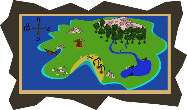 Treasure Map Clip Art