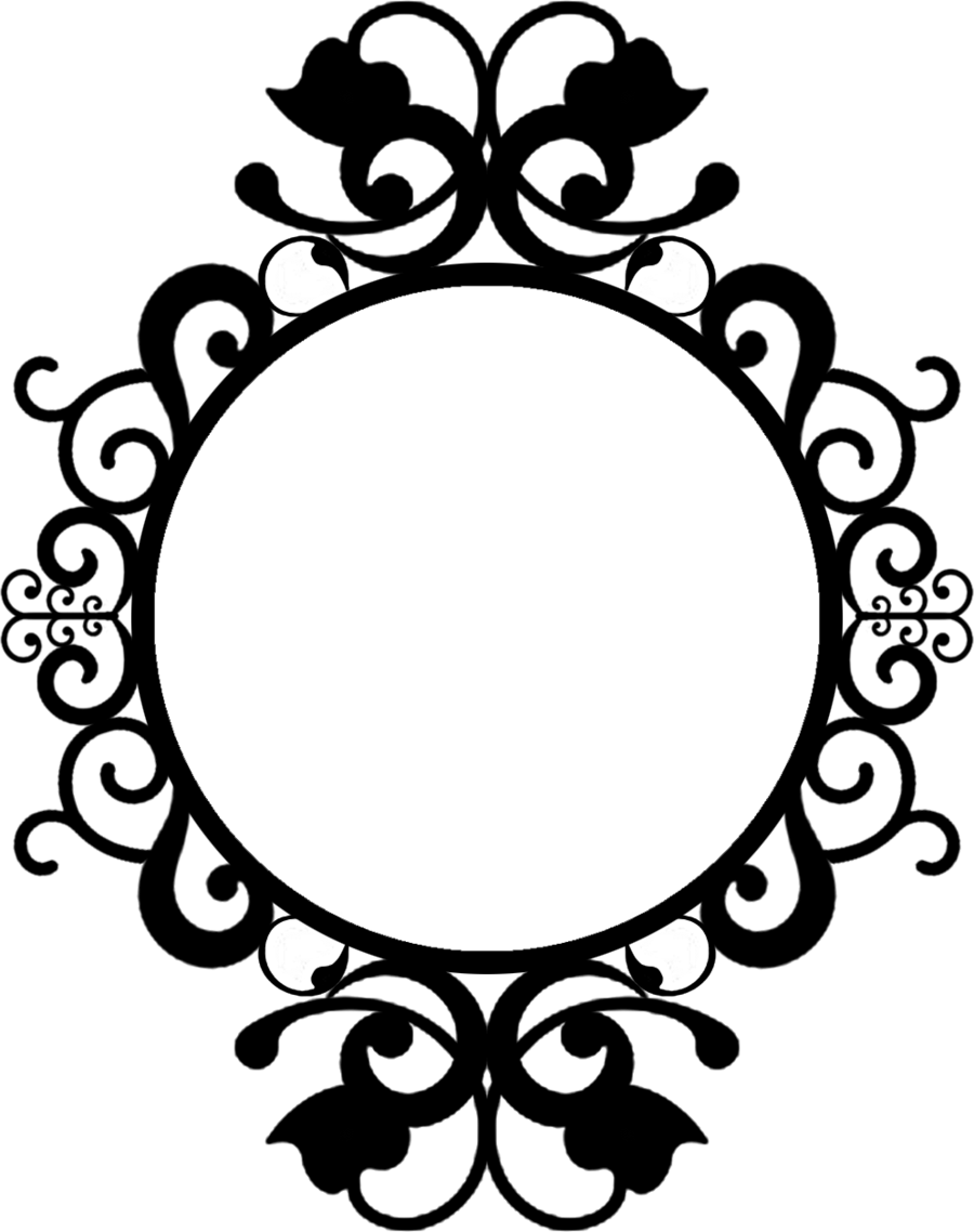 Black Scroll Frame Clip Art ...