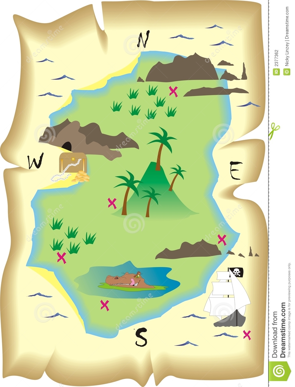 ... Treasure Island Map